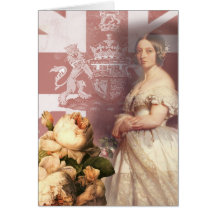 Vintage Queen Victoria Thank You Cards