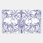 Vintage Rabbits Rectangle Stickers