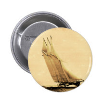 Vintage Racing Yacht Button