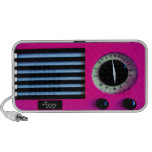 Vintage Radio - Pink Travelling Speakers