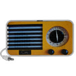 Vintage Radio - Yellow/Orange Travel Speakers