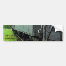 Vintage Railcars (Lettering) Bumper Sticker