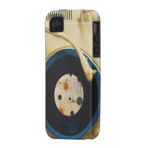 Vintage Record player iPhone 4 Case
