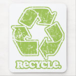 Vintage Recycle Sign Mousepad