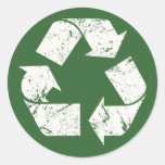 Vintage Recycle Sign Stickers
