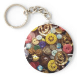 Vintage Red and Yellow Wheel Buttons
