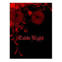Vintage Red Bouquet postcards