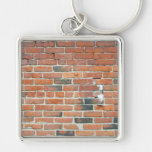 Vintage Red Brick Wall Texture Keychains