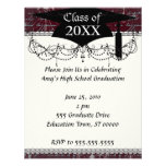 vintage red chandelier vintage writing custom invite