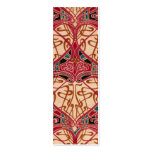 Vintage Red Design Bookmark business cards