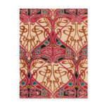 Vintage Red Design Post Cards