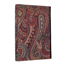 Vintage Red Paisley iPad Folio Case