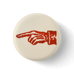 Vintage Red Pointing Hand - light buttons