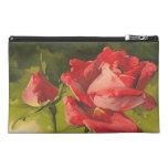 Vintage Red Rose Travel Accessories Bag