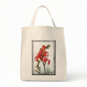 Vintage Red Shopper bags