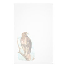 Vintage Red Tailed Hawk Stationery