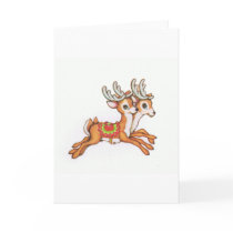 Vintage Reindeer/cute Cards
