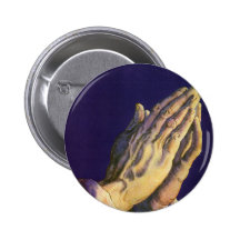 Vintage Religion, Hands Praying Towards Heaven Pin