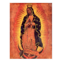 Vintage Religion, Lady of Guadalupe, Virgin Mary Postcard