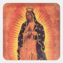 Vintage Religion, Lady of Guadalupe, Virgin Mary Sticker