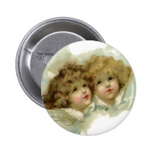Vintage Religion, Victorian Christmas Angels Pins