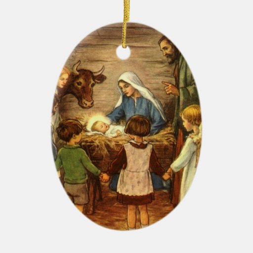 ... Religious Christmas, Nativity, Baby Jesus Christmas Tree Ornaments