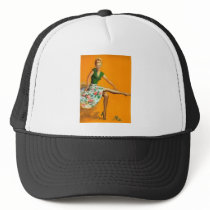 Vintage Retro Billy DeVorss Pin UP Hat