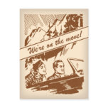 Vintage Retro Change of Address Postcard