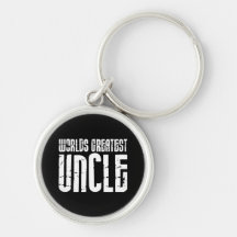 Vintage Retro Cool Uncles : World's Greatest Uncle Key Chain