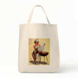 Vintage Retro Gil Elvgren Barbeque Pin up girl bags