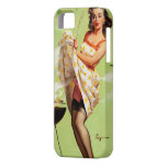 Vintage Retro Gil Elvgren Barbeque Pin Up Girl iPhone 5 Covers