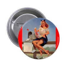 Vintage Retro Gil Elvgren Mail Box Pinup Girl
