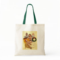 Vintage Retro Gil Elvgren Pin Up Girl Bag