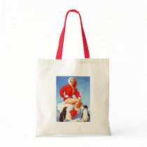 Vintage Retro Gil Elvgren Pin Up Girl Bag