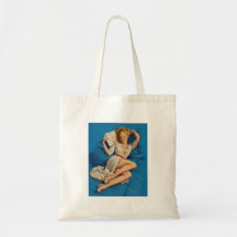 Vintage Retro Gil Elvgren Pin Up Girl Bag