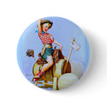 Vintage Retro Gil Elvgren Pin Up Girl buttons