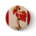 Vintage Retro Gil Elvgren Pin Up Girl buttons