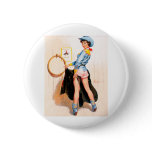 Vintage Retro Gil Elvgren Pin Up Girl buttons