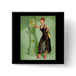 Vintage Retro Gil Elvgren Pin Up Girl buttons