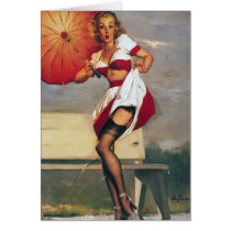 Vintage Retro Gil Elvgren Pin Up Girl Cards