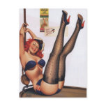 Vintage Retro Gil Elvgren Pin Up Girl Cards postcards