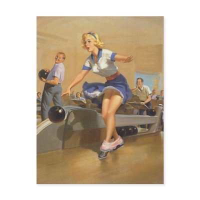 Vintage Retro Gil Elvgren Pin Up Girl Cards Postcards by vintagegiftmall