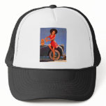 Vintage Retro Gil Elvgren Pin Up Girl hats