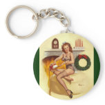 Vintage Retro Gil Elvgren Pin Up Girl keychains