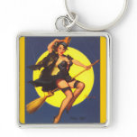 Vintage Retro Gil Elvgren Pin Up Girl keychains