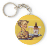 Vintage Retro Gil Elvgren Pin Up Girl keychains