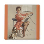 Vintage Retro Gil Elvgren Pin Up Girl magnets
