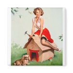 Vintage Retro Gil Elvgren Pin Up Girl magnets