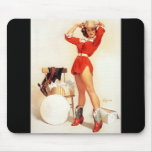 Vintage Retro Gil Elvgren Pin Up Girl mousepads