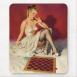 Vintage Retro Gil Elvgren Pin Up Girl mousepads